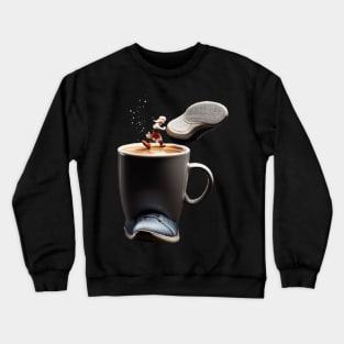 I run on coffee, sarcasm, and the occasional lap around the track. Crewneck Sweatshirt